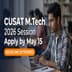 CUSAT M.Tech Admission 2026 Deadline Extended Till May 15; Apply Now